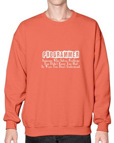 programmer some one who 1# - computer- Sweatshirt - Crew