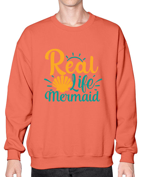 real life mermaid Style 79# - summer- Sweatshirt - Crew