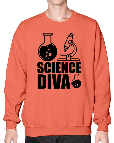 science diva 126# - general science- Sweatshirt - Crew