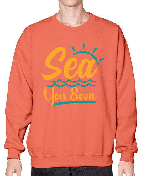 sea you soon Style 76# - summer- Sweatshirt - Crew