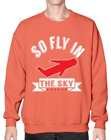so fly in the sky  36# - airplane- Sweatshirt - Crew