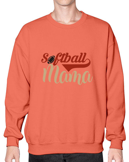 softball mama 2275# - softball- Sweatshirt - Crew