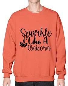 sparkle like a unicorn 417# - unicorn- Sweatshirt - Crew