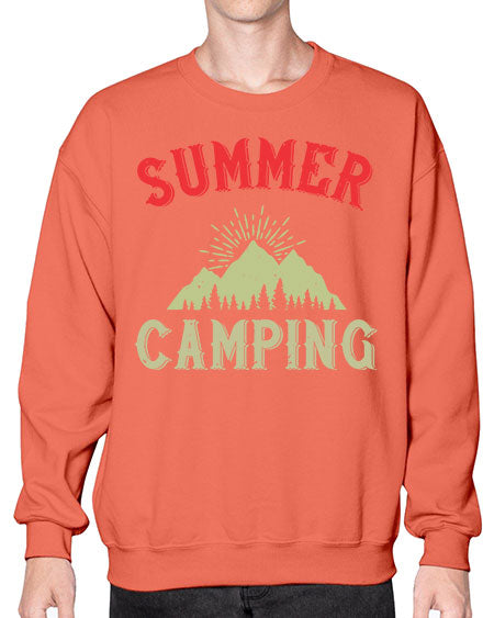 summer camping  82# - summer- Sweatshirt - Crew