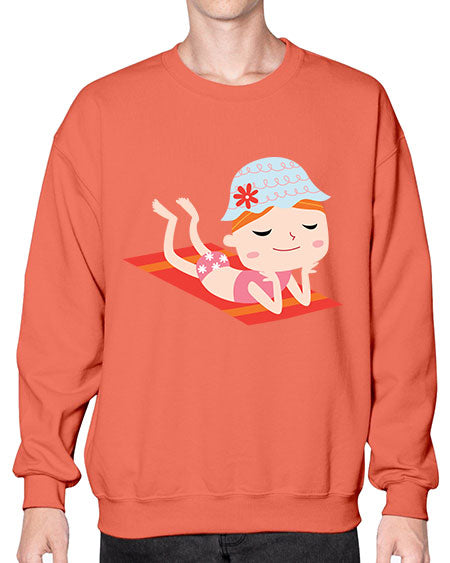 summer characters 59# - summer- Sweatshirt - Crew