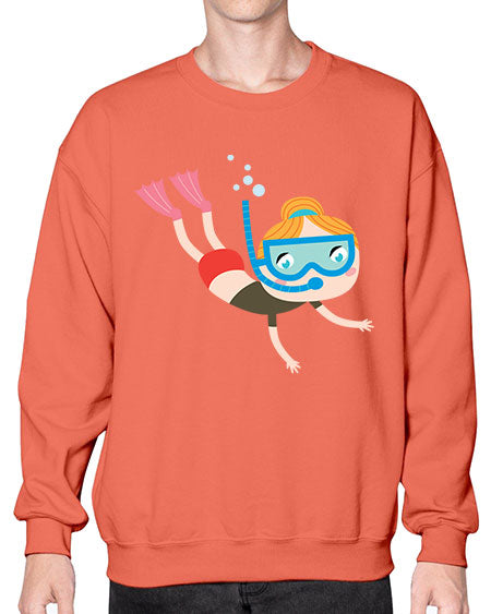 summer characters 61# - summer- Sweatshirt - Crew