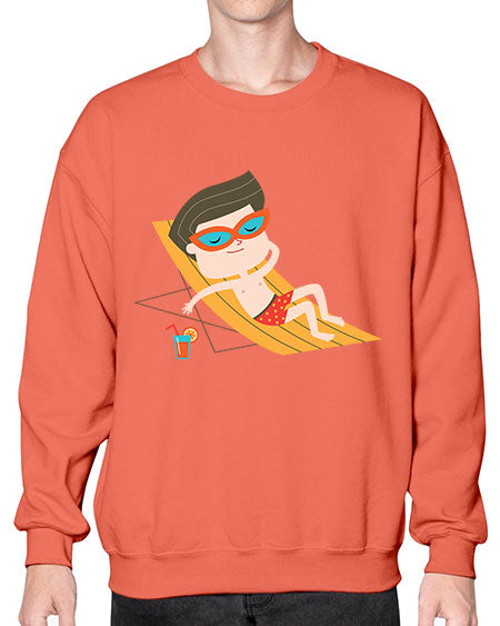 summer characters 62# - summer- Sweatshirt - Crew