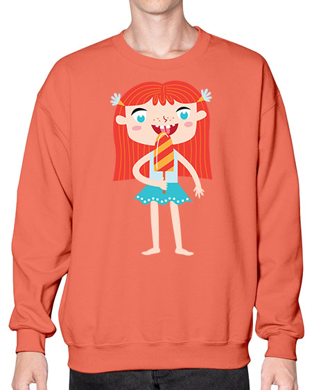 summer characters 64# - summer- Sweatshirt - Crew