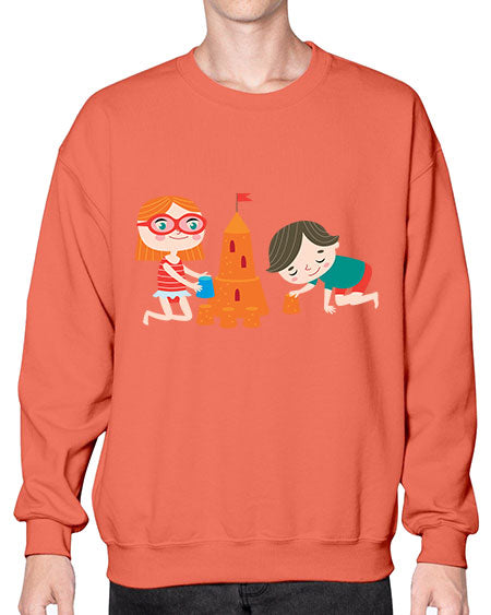 summer characters 66# - summer- Sweatshirt - Crew