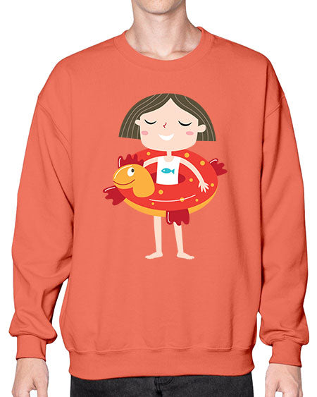 summer characters 67# - summer- Sweatshirt - Crew