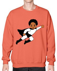 super kids girl 1# - black girls or women- Sweatshirt - Crew