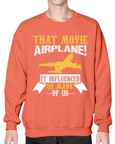 that movie airplane  38# - airplane- Sweatshirt - Crew