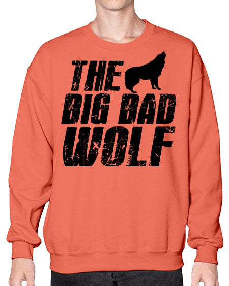 the big bad wolf - wolf- Sweatshirt - Crew
