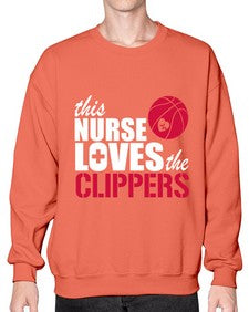 the nurse loves this seahawks 1523# - nurse- Sweatshirt - Crew