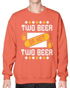 two beer or not two beer 1677# - beer- Sweatshirt - Crew