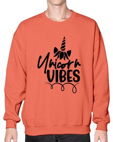unicorn vibes 509# - unicorn- Sweatshirt - Crew