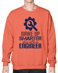 wake up smarter sleep with an engineer Style 459# - engineer- Sweatshirt - Crew