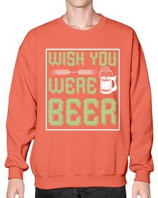 wish you were beer 1783# - beer- Sweatshirt - Crew