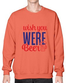 wish you were beer 1784# - beer- Sweatshirt - Crew