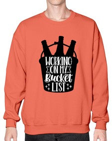 working on my bucket list 1788# - beer- Sweatshirt - Crew