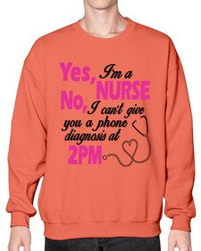 yes im a nurse 1672# - nurse- Sweatshirt - Crew