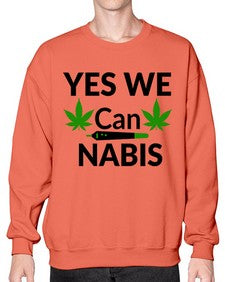 yes we cannabis 1262# - marijuana- Sweatshirt - Crew