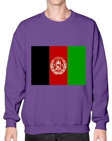 Afghanistan 275# - world flags- Sweatshirt - Crew