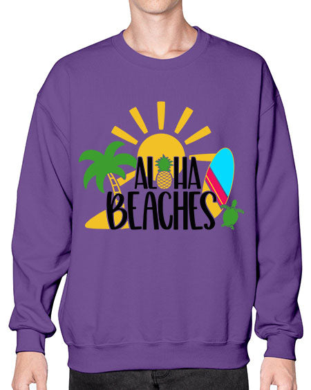Aloha Beaches Style 55# - summer- Sweatshirt - Crew