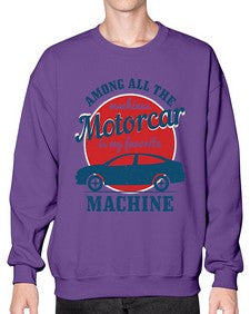 Among all the machines motorcar is my favorite machine 88# - hot rod- Sweatshirt - Crew