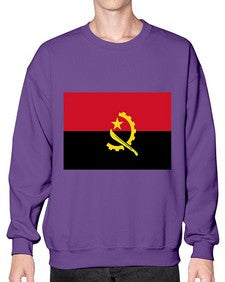Angola 329# - world flags- Sweatshirt - Crew