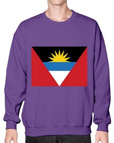 Antigua and Barbuda 336# - world flags- Sweatshirt - Crew