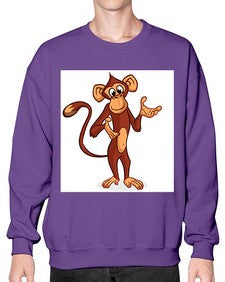 Ape 8# - cartoon animals- Sweatshirt - Crew