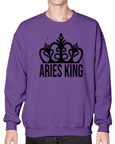 Aries king 107# - aries- Sweatshirt - Crew