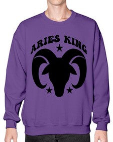 Aries king 110# - aries- Sweatshirt - Crew