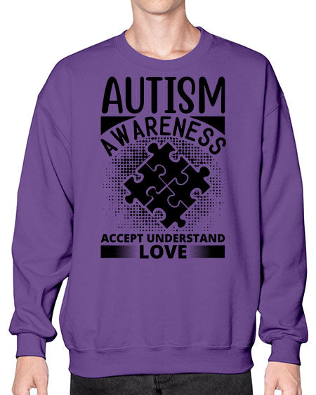 Autism awareness Style 43# - autism- Sweatshirt - Crew