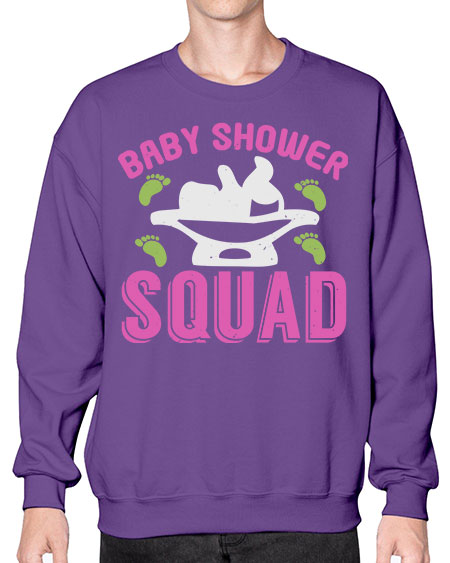 Baby shower Squad Style 31# - baby- Sweatshirt - Crew