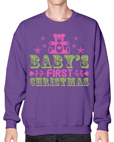 Babys first Christma Style 35# - baby- Sweatshirt - Crew