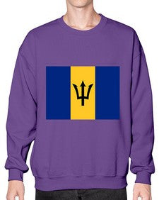 Barbados 410# - world flags- Sweatshirt - Crew