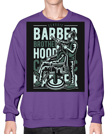 Barber Brotherhood587# - barber- Sweatshirt - Crew