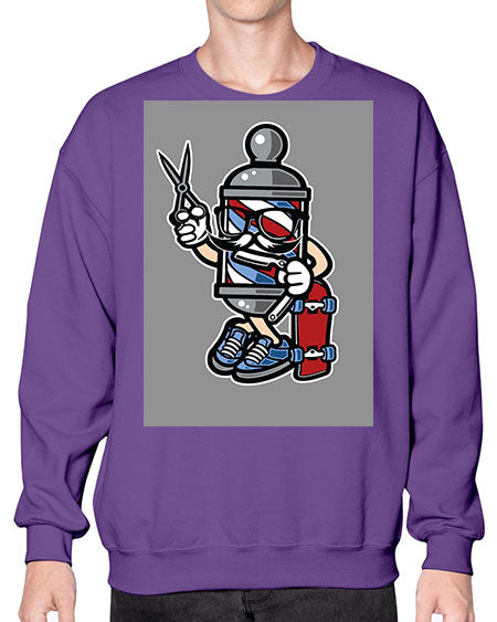 Barber Skater589# - barber- Sweatshirt - Crew