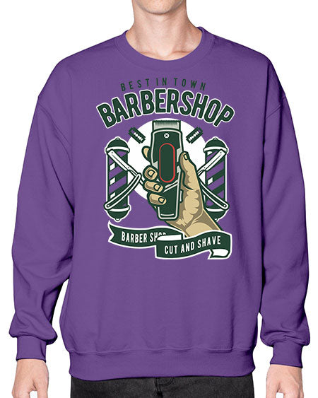 Barbershop591# - barber- Sweatshirt - Crew