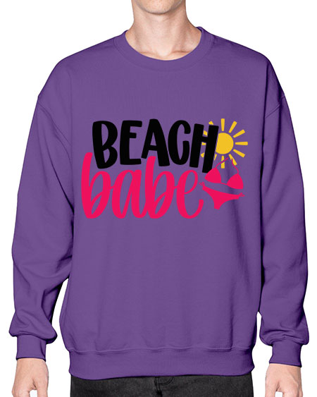 Beach Babe Style 52# - summer- Sweatshirt - Crew