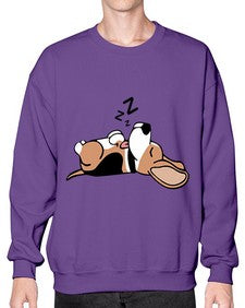 Beagle 12# - cartoon animals- Sweatshirt - Crew