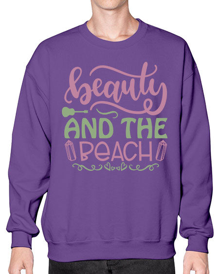 Beauty And The Beach 17# -  fashion- Sweatshirt - Crew