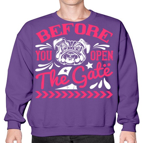Before You Open The Gate Style 17# - dogs- Sweatshirt - Crew