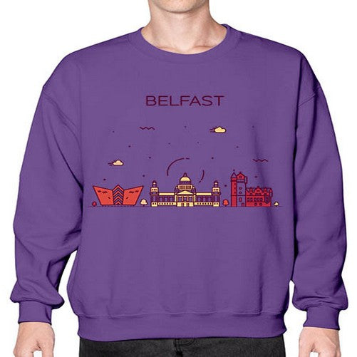 Belfast 436# - cities- Sweatshirt - Crew