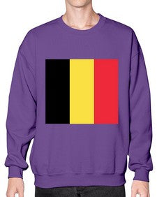 Belgium 437# - world flags- Sweatshirt - Crew