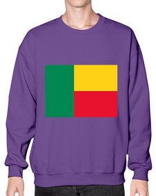 Benin 442# - world flags- Sweatshirt - Crew