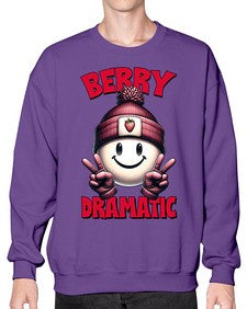 Berry Dramatic Strawberries 670# - strawberry- Sweatshirt - Crew
