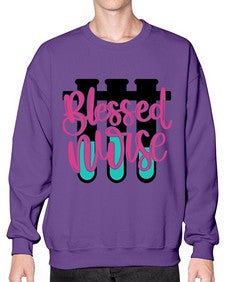 Blessed Nurse Style Style 629# - nurse- Sweatshirt - Crew